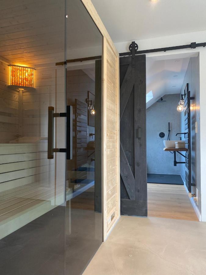 Ferienwohnung Skandi Hütte mit Sauna Butjadingen Exterior foto